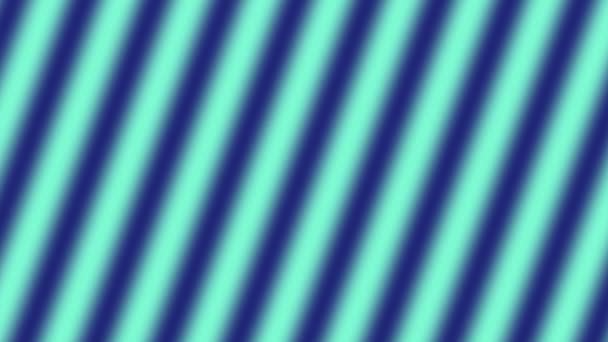 Blue Stripes текут Animation фон безморское движение графики . — стоковое видео