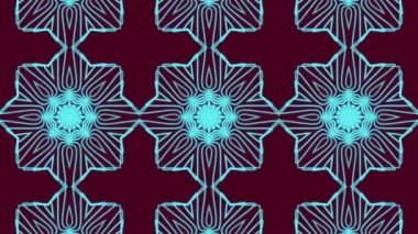 Renkli psikedelik soyut desen. Psikopat desen 4k Uhd videosu.