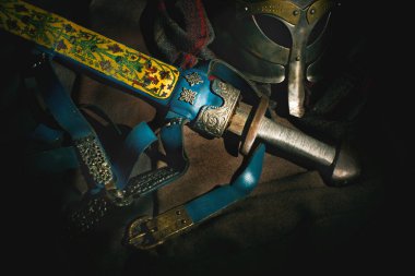 Eski İskandinav kılıçla Viking's giyim Aksesuar