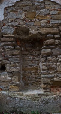 Taş, eski niş resmini.