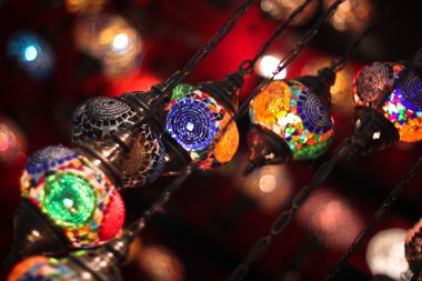 Istanbul grand ın Bazaarı lambalar 