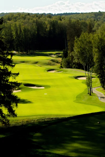 Golf field in a forest (Forest Hills Club) — Stock Photo, Image