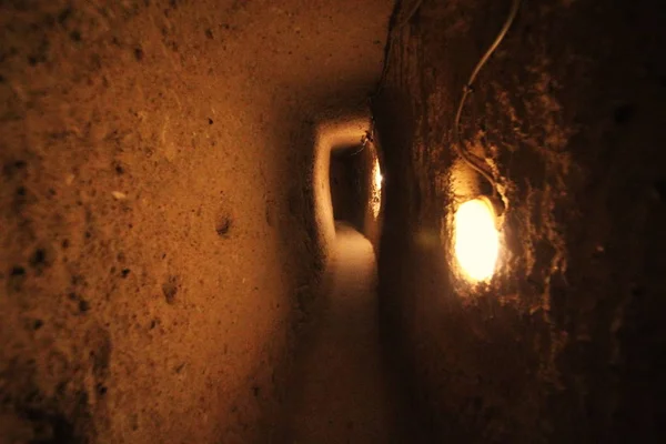 Kaymakli Underground City Interior Capadocia — Foto de Stock