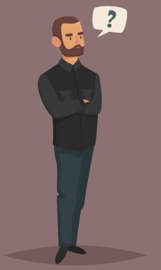 Hipster adam düşünme 
