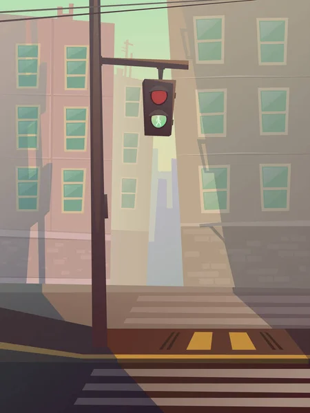 Ulice dopravní světla — Stockový vektor