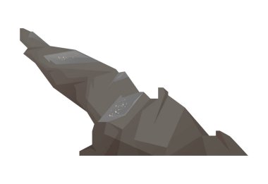 Çizgi film tarzında rock. Oyunun sanatı. Vektör çizimi. Çevre tasarımı