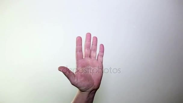 Röntgenfoto van de hand. Full Hd — Stockvideo