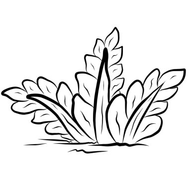 Çocuklar için Çimen Boyama sayfası.