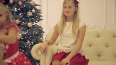 Noel aile fotoğraf çekimi kapalı