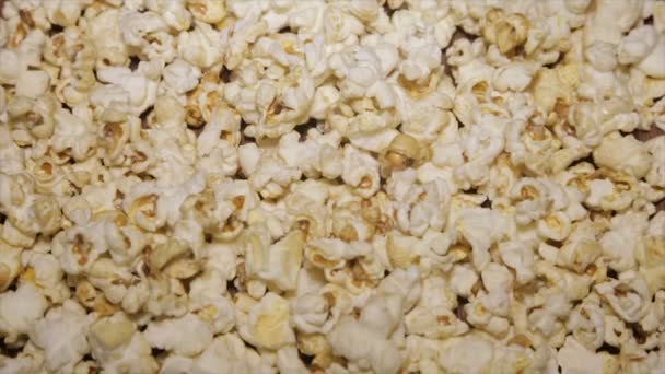 Popcorn zoet close-up. Full hd-video — Stockvideo