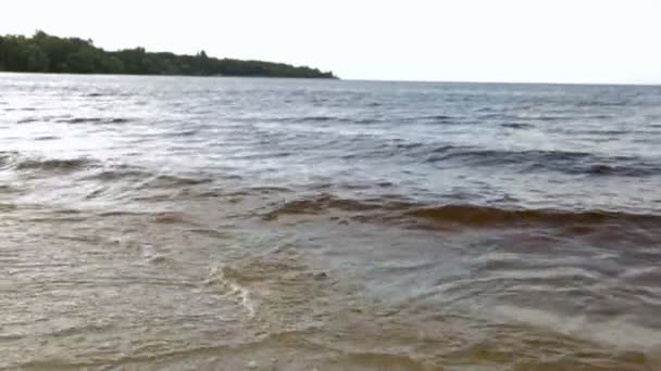 在沙滩上波 — 图库视频影像