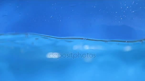 Slow Motion Shot Water Pouring Full Video — Stock Video