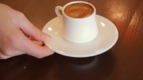 Café Expreso Más Alta Calidad Italiano Hecho Con Una Máquina — Vídeo de stock