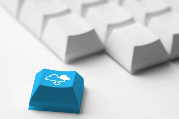 Icono de tecnología en la nube para compras online global business concep — Foto de Stock