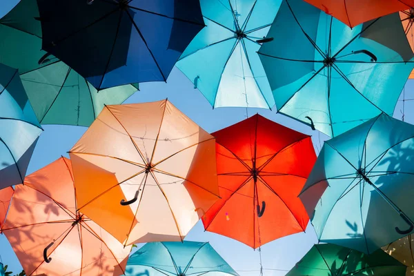 Fond de parapluie coloré — Photo