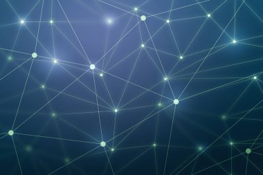 Soyut arkaplan illüstrasyonunda bulut simgesi