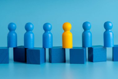 Mandal bebekli takım ve liderlik için iş dünyası & İK küresel tahta bulmacası 