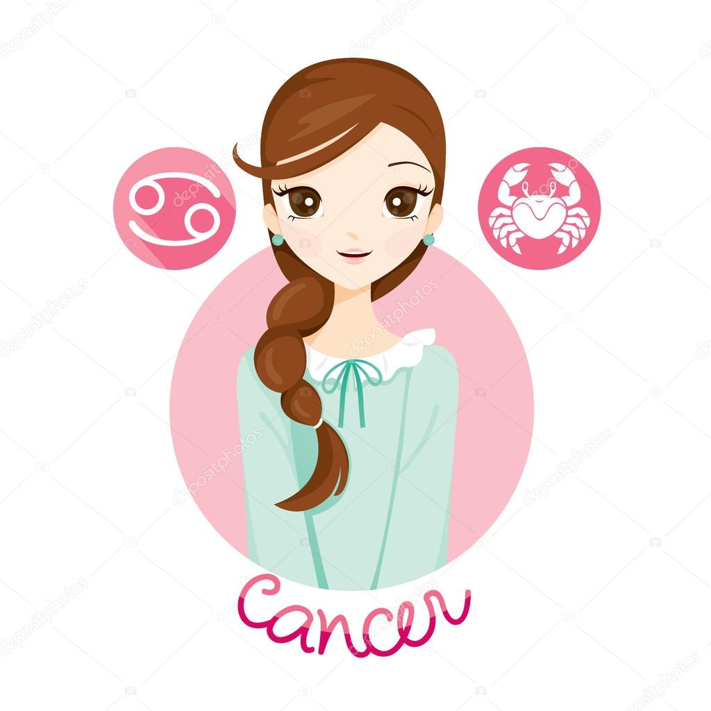 Woman With Cancer Zodiac Sign Stock Vector Image By C Matoommi Woman With Cancer Zodiac Sign Stock Vector Image By C Matoommi