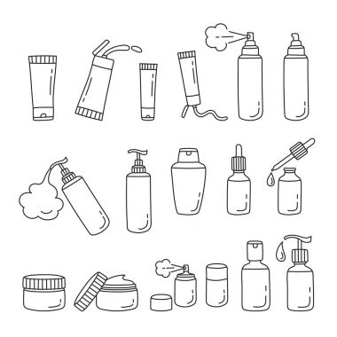 Set, anahat ambalaj saç kozmetik