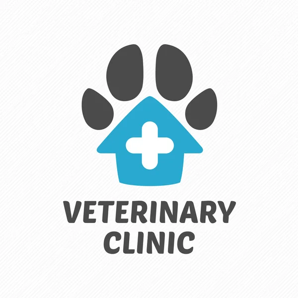 Logo clinique vétérinaire . — Image vectorielle