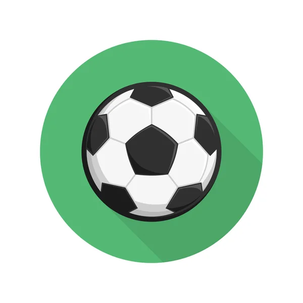 Εικονίδιο μπάλα ποδοσφαίρου. — Διανυσματικό Αρχείο