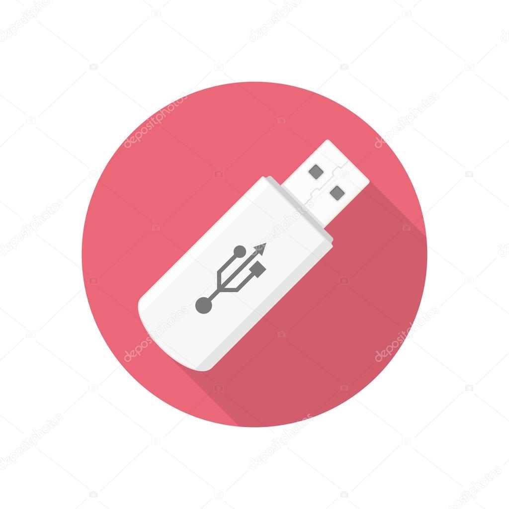 USB flash drive icon.