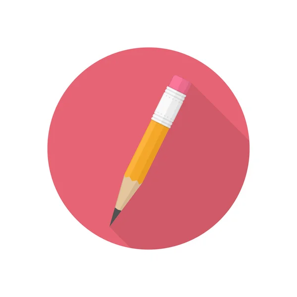 Vektor ceruza ikonra. — Stock Vector