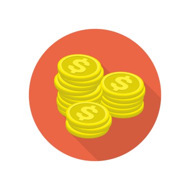 sikke vektör simgesi.