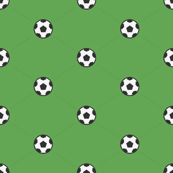 Patrón de muestras de pelota de fútbol. — Vector de stock