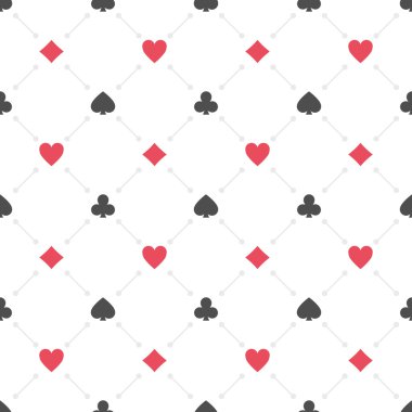Casino seamless pattern. clipart