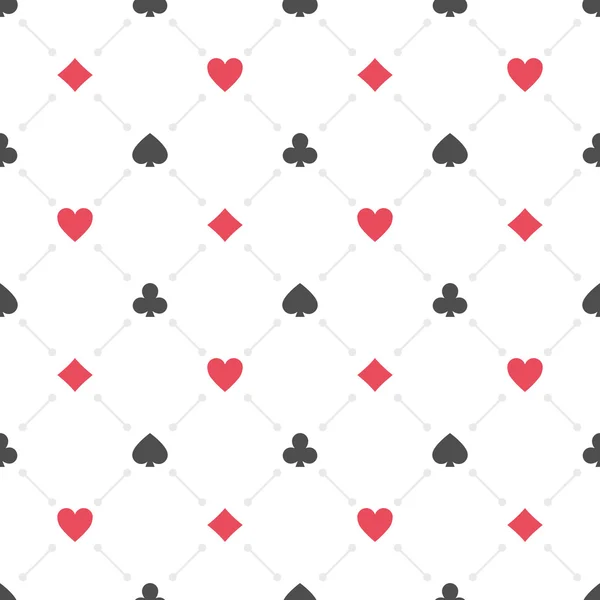Casino seamless pattern. — Stock Vector