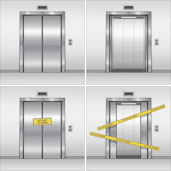 Vector elevator set. — Stock vektor