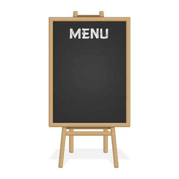 Menu black board. — Stock Vector