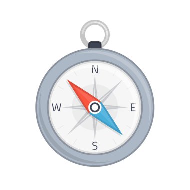 Pusula vektör simgesi.