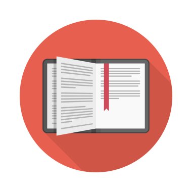 Kitap vektörü simgesi.