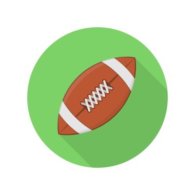 Amerikan futbol topu simgesi.