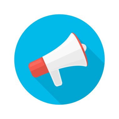 Megafon vektör simgesi.