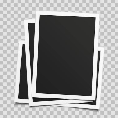 Eski fotoğraf çerçevesi seti.