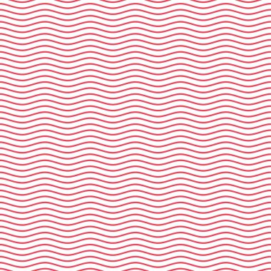 Kırmızı sorunsuz dalgalı çizgi deseni.