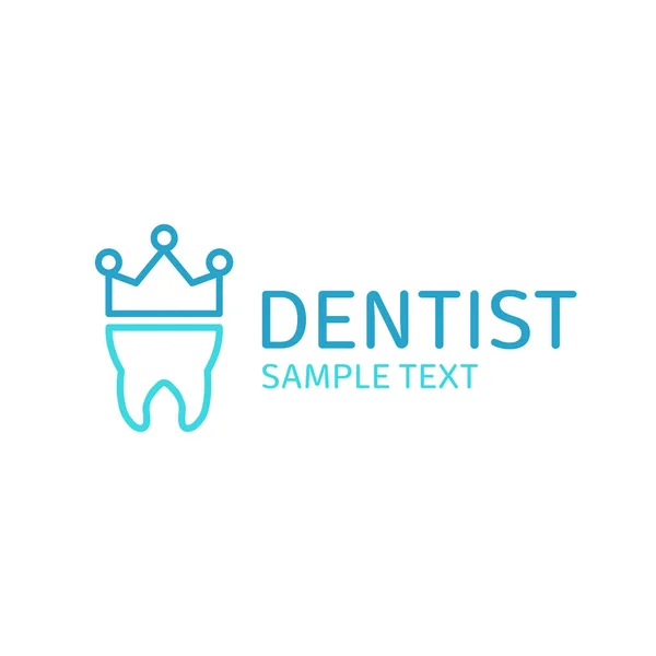 Vetor logotipo dental . —  Vetores de Stock