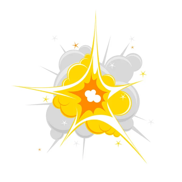 Vector single explosion. — Stock Vector