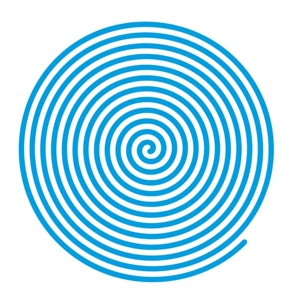 Vetor azul espiral . — Vetor de Stock