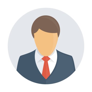 işadamı vektör simgesi.