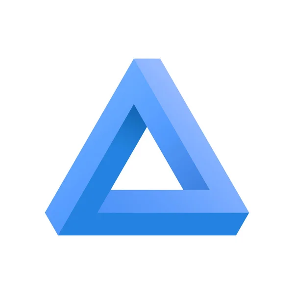 Ícone do triângulo de penrose . —  Vetores de Stock