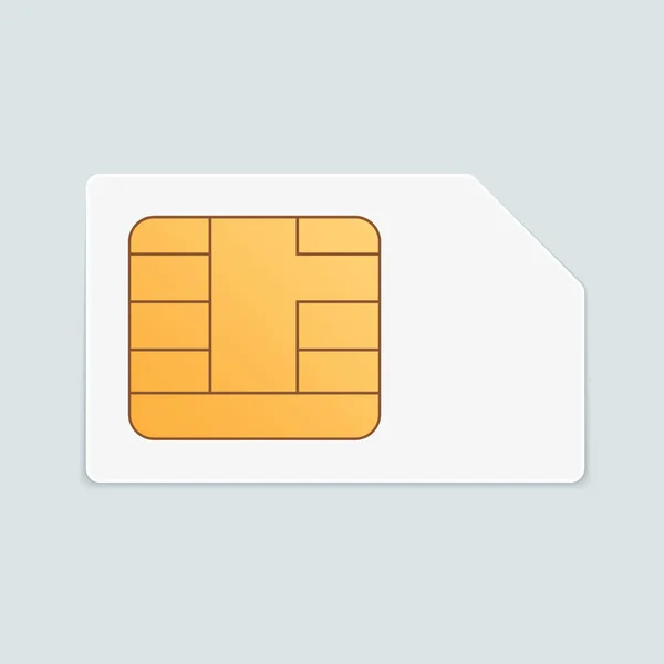 Vecteur de carte SIM . — Image vectorielle