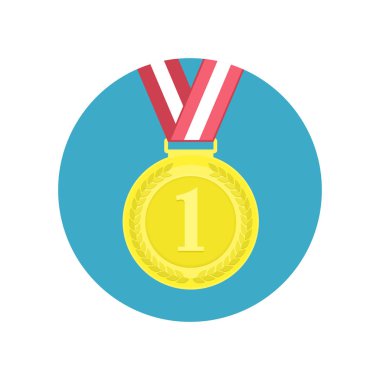 Vektör madalya simgesi.