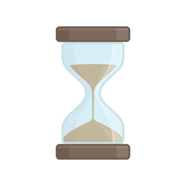 vektör kum saati simgesi.