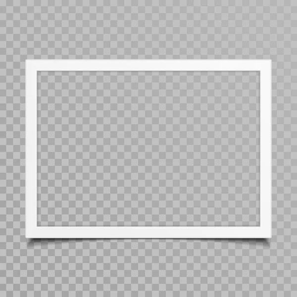 Gölge ile boş fotoğraf çerçevesi.
