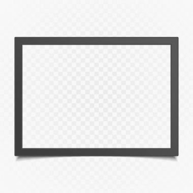 boş fotoğraf çerçevesi.