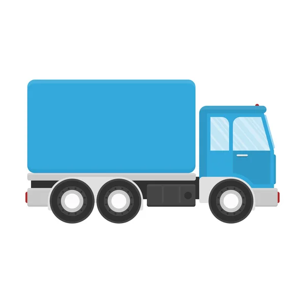 A rakomány szállítás teherautó. — Stock Vector